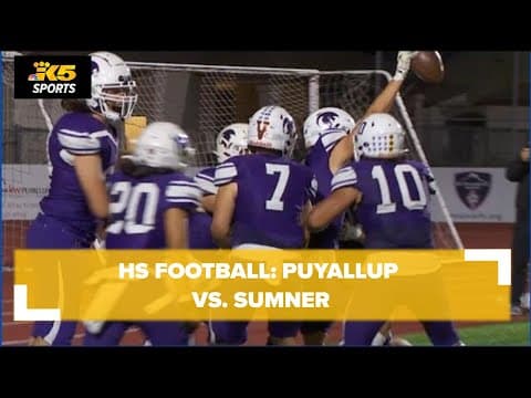 HS FOOTBALL:  PUYALLUP VS. SUMNER