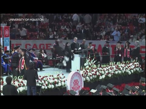 UH grad fails at backflip at ceremony in viral video