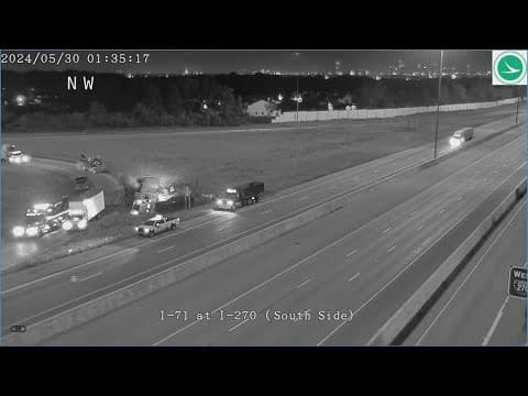 Semi driver killed in crash on ramp from I-270 to I-71 in southwest Franklin County