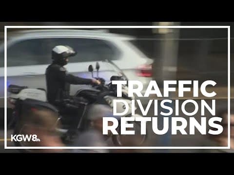 Portland Police Bureau bringing back traffic division two years after it was disbanded