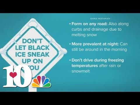 Icy conditions cause black ice risks on East Tennessee roads