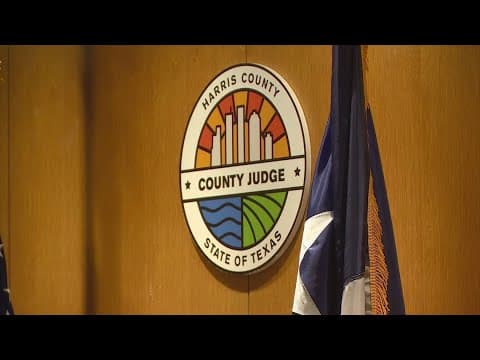 LIVE: Harris County judge speaks after Texas Ranger investigation into her office announced