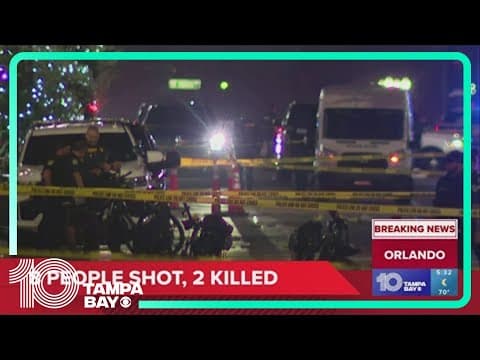 Mass shooting kills at least 2 people, injures 6 in Orlando