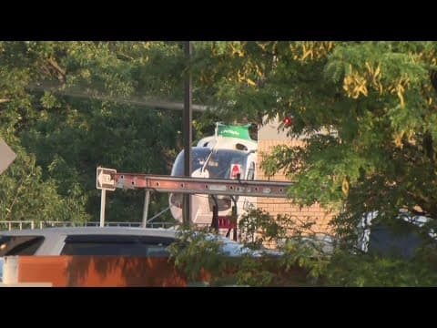 Helicopter, police arrive at Allegheny General Hospital after Trump assassination attempt