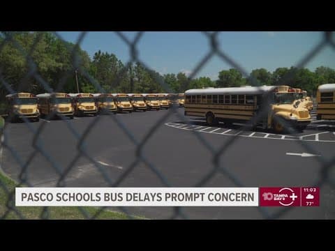 Pasco County Schools bus delays prompt concerns for Wesley Chapel family