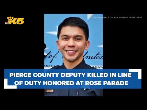 Pierce County deputy killed in line of duty honored at 2024 Rose Parade