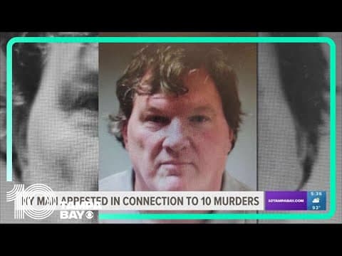 NY man arrested in connection to 10 murders