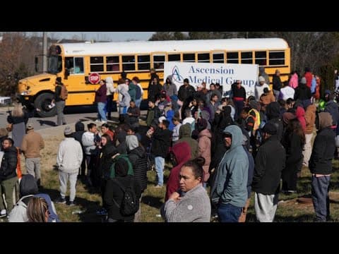 Scary moment shooter opens fire in Nashville high school cafeteria