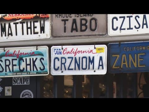 California DMV to run out of license plate combinations