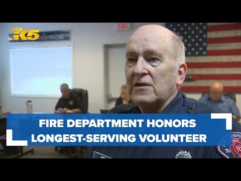 Key Peninsula Fire Department honors longest-serving volunteer firefighter Jerry Marsh