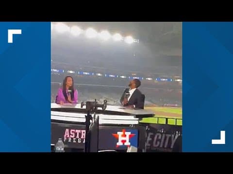 Video: Rain inside Minute Maid Park during Houston thunderstorm
