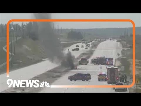 EV fire closes Parker Road near Pinery