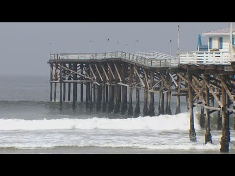 End of Crystal Pier closed for maintenance, repairs needed