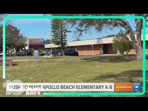 Apollo Beach families pushing for a new middle school