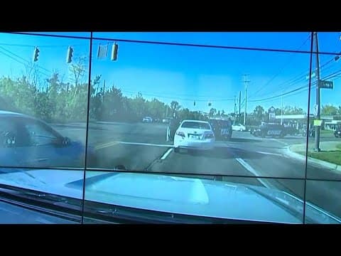 Dashcam video shows shootout between officers, Amazon facility shots fired suspect