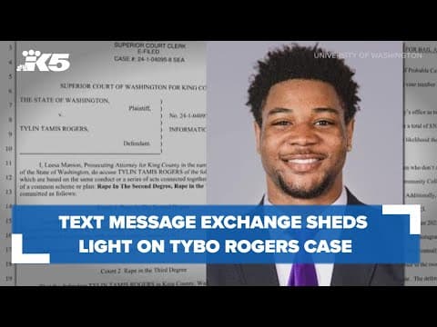 New text messages shed light on UW's handling of Tybo Rogers