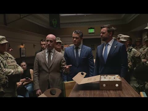 Miller, Hegseth, Vance address National Guard members