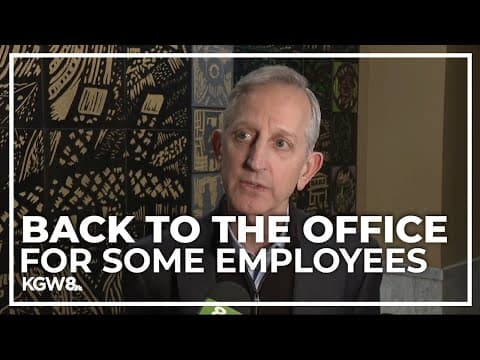 Portland mayor orders city managers back to office full-time in April