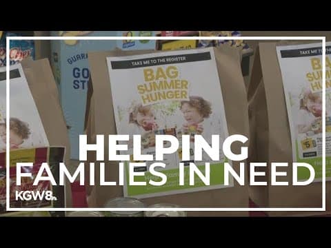 Bag Summer Hunger: KGW partners with Sunshine Division to support hungry kids