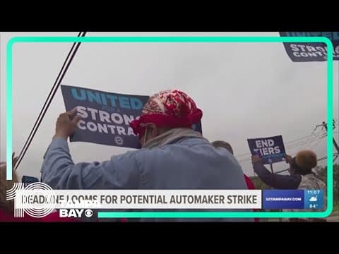 UAW says workers will strike at 3 factories if deal isn't reached
