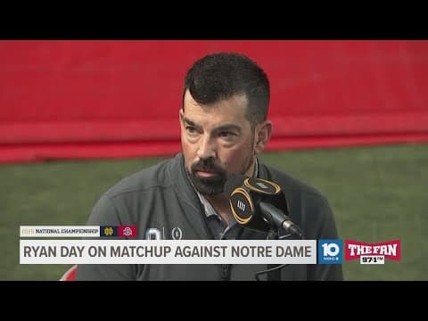 Ryan Day pregame interview | Ohio State vs. Notre Dame in national championship