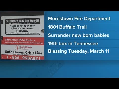 East Tennessee gets another baby box in Morristown