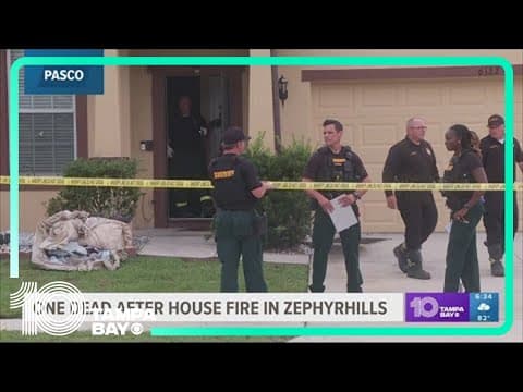 1 person dead after house fire in Zephyrhills