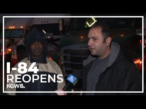 I-84 through the Gorge reopens Wednesday night