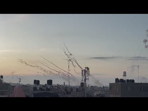 Israel says they're at war after at least 40 people killed in Hamas attack