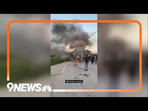 Israel - Hamas War: Aftermath of Drone Attacks Near Hospital in Jenin