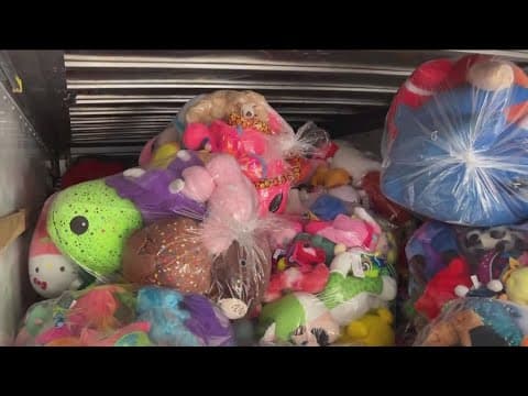 Care 'n Share Toy Drive | Kids donate stuffed animal prizes from San Diego County Fair