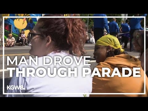 Portland man arrested after driving through Portland's Grand Floral Parade route