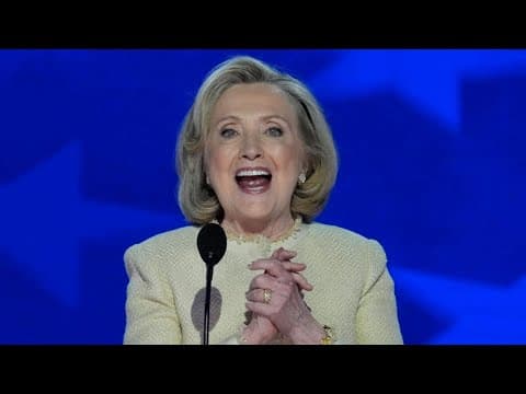 Hillary Clinton full speech at 2024 DNC (Aug. 19, 2024)