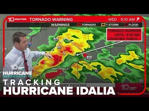 Tracking the Tropics: 9 a.m. Aug. 30 | Tornado warnings issued for multiple counties