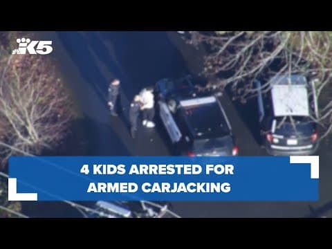 4 kids arrested for armed carjacking