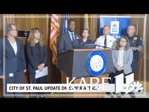 City of St. Paul news conference on cyber attack