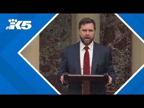 Vice President-elect Vance resigns from Senate seat