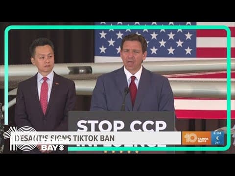 TikTok will be banned from all Florida government, education devices starting July 1