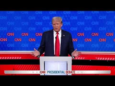 Former President Donald Trump's closing statements | CNN Presidential Debate 2024