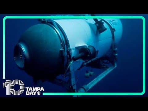 US Coast Guard gives an update on search for 5 people aboard missing submersible