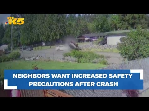 Neighbors asking for increased safety precautions after brutal crash in South King County