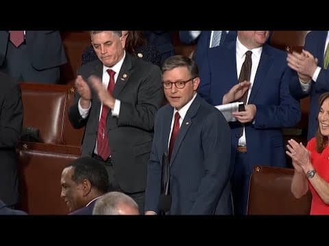 Republican Mike Johnson reelected House speaker in dramatic floor vote