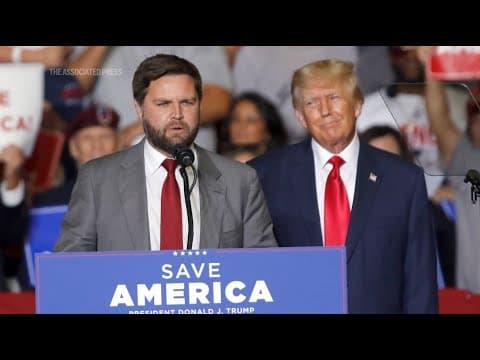 Donald Trump picks JD Vance as his candidate for vice president