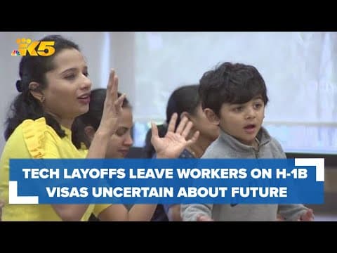 For workers on H-1B visas and their families, more tech layoffs threaten future in United States