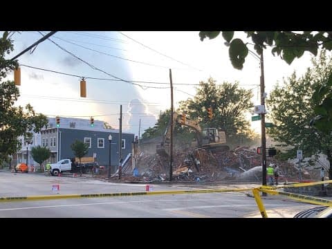 RAW VIDEO: Building on East Long Street in Columbus is demolished