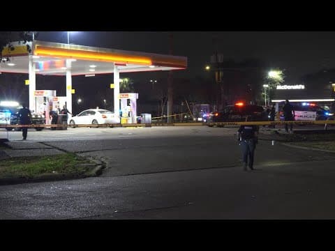 Man killed in shooting near Houston gas station, police say