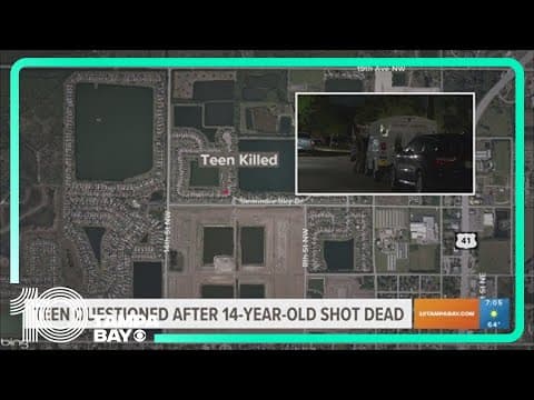 14-year-old died after being shot in the chest
