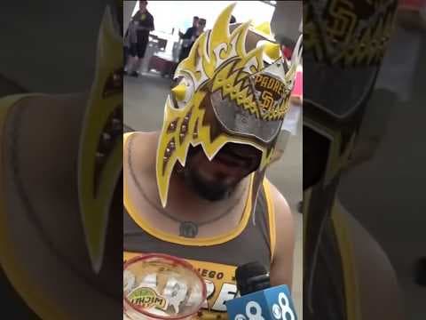 Padres fans in Mexico City show their love for their team during MLB 2 game series #sandiego #padres