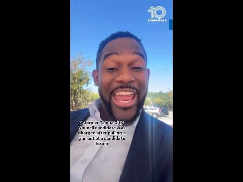 Former Tampa City Council candidate charged after gun incident at candidate forum