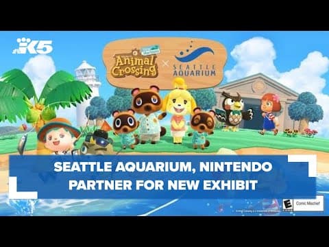 Animal Crossing: New Horizons comes to life with new Seattle Aquarium exhibit